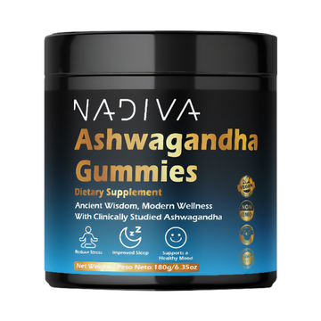 Nadiva Ashwagandha Gummies | Natural Stress Relief & Daily Balance